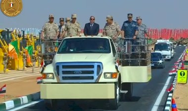 أبرز رسائل السيسي برفقة الجيش المصري