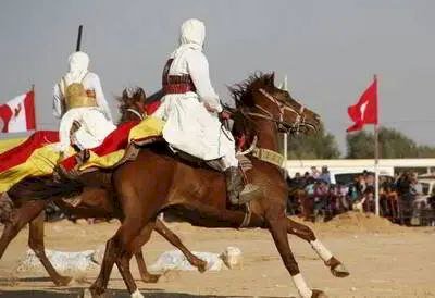 الخيول تروي قصة تراث.. تونس تفتتح الدورة 33 من المهرجان المغاربي للفروسية