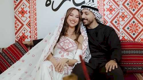 زفاف وسام قطب وسارة سامي يخطف الأضواء