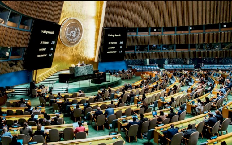 الأمم المتحدة تُصادق بأغلبية ساحقة على إقامة دولة فلسطينية.. التفاصيل الكاملة